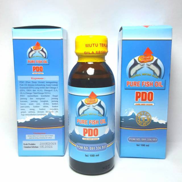 Minyak Ikan PDO Cair/ Suplemen PDO/ PDO Cair