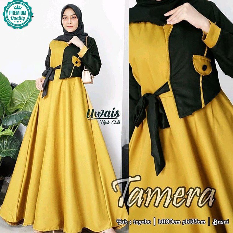 LUFY ORI TAMERA004 Dress | gamis dress Pakaian muslim | ORIGINAL-2