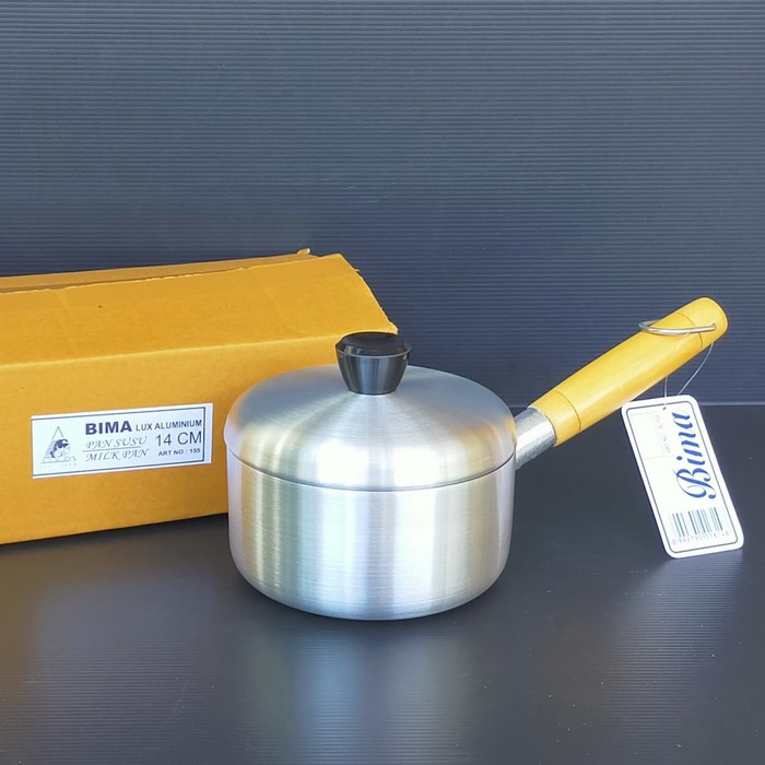 Nikita Official Store - Wajan Stainless Steel 28 - 38 Cm Model Ce TH506 Bima Susu Aluminium Uk 14Cm