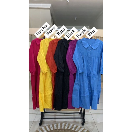 MIDI DRESS KATUN POPLIN