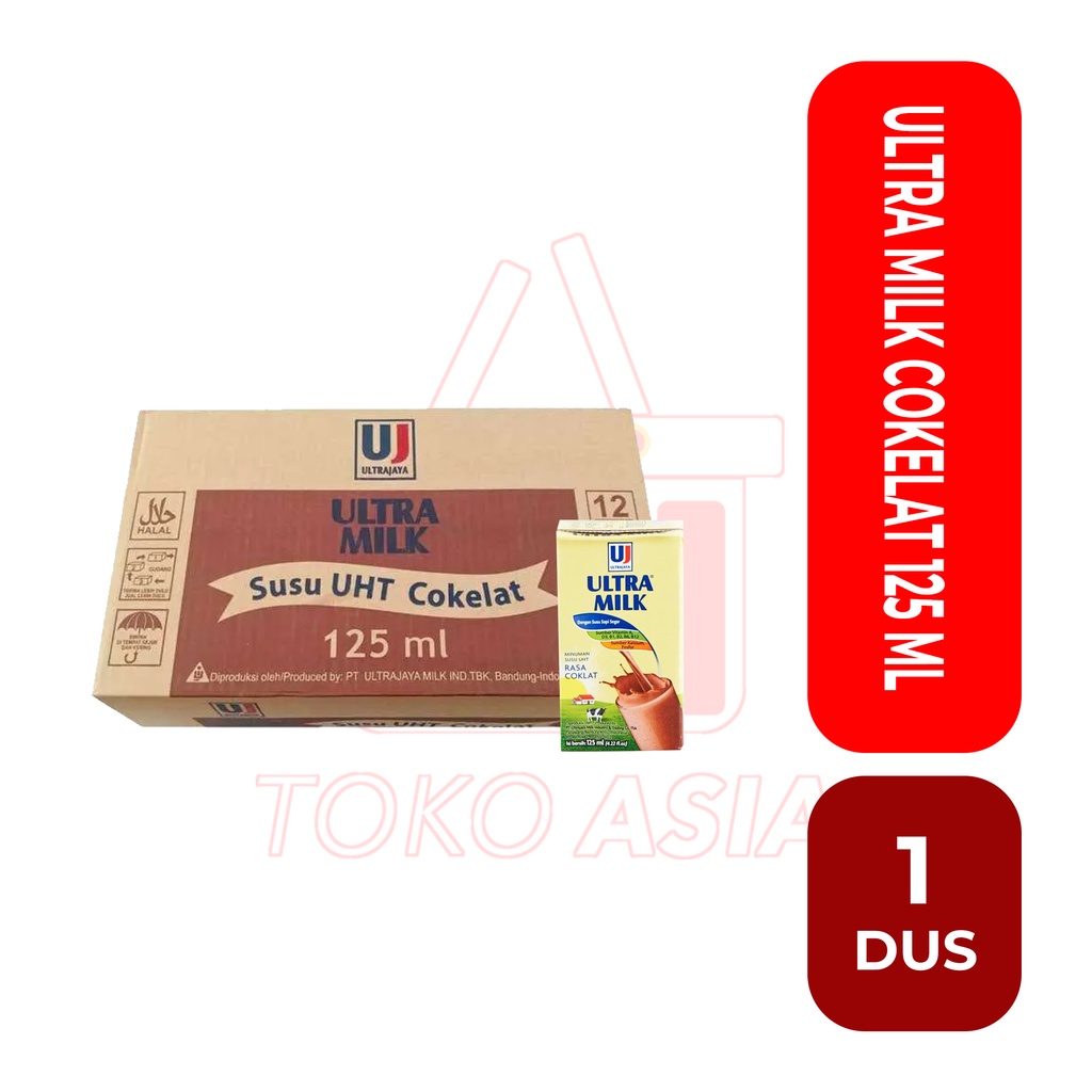 

ULTRA MILK COKELAT 1 DUS (40X125ML)