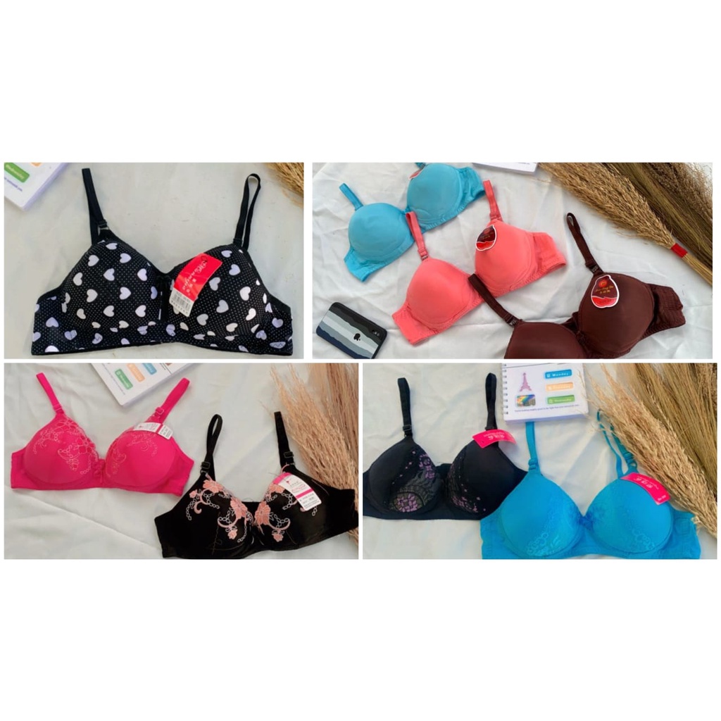 BRA/BH WANITA CEWEK REMAJA DAN DEWASA - TANPA KAWAT/BAHAN HALUS/PAKAIAN DALAM BRALETTE/SEXY