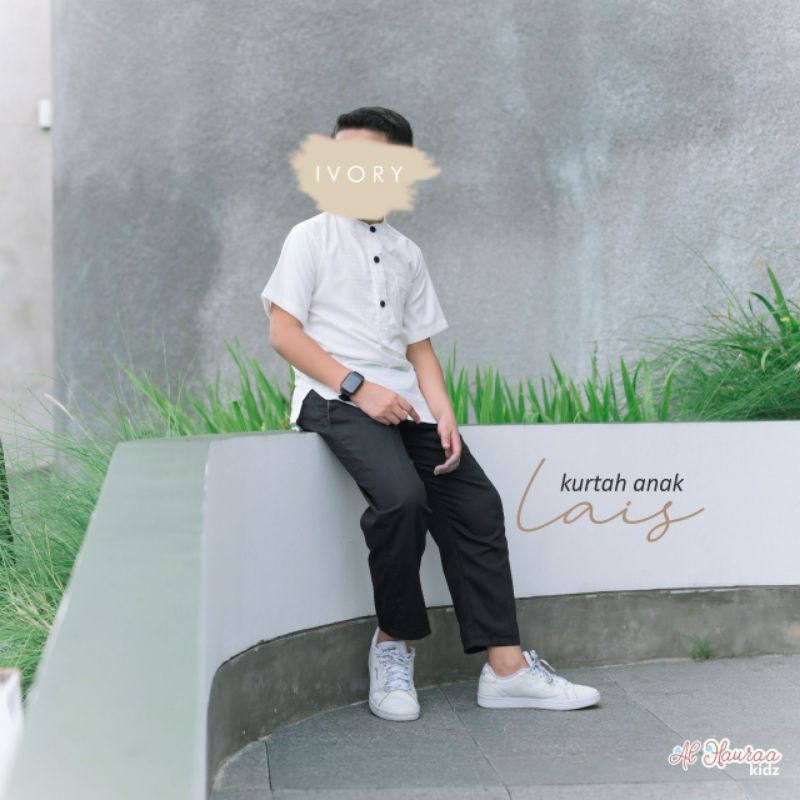 KURTAH ANAK LAIS AL HAURAA BAJU KOKO ANAK POLOS