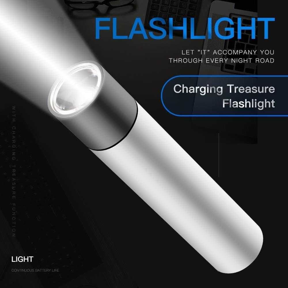 Bayar Ditempat Albinaly Senter LED Mini USB Rechargeable Battery Cree XPE - TG-S199