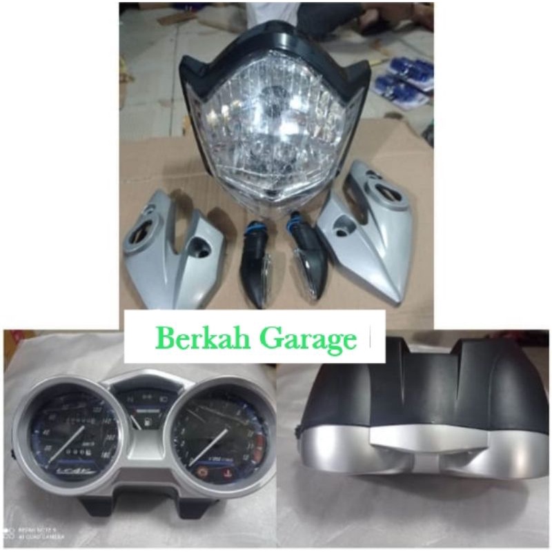 Satu Set Lampu Depan Vixion Old Plus Kupingan Plus Sen 2 Buah Plus Spidometer Vixion Old