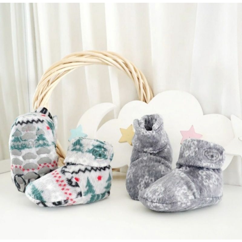 CUDDLEME Prewalker Sepatu Booties Bayi Anti  Selip Cuddleme Sepatu Bayi