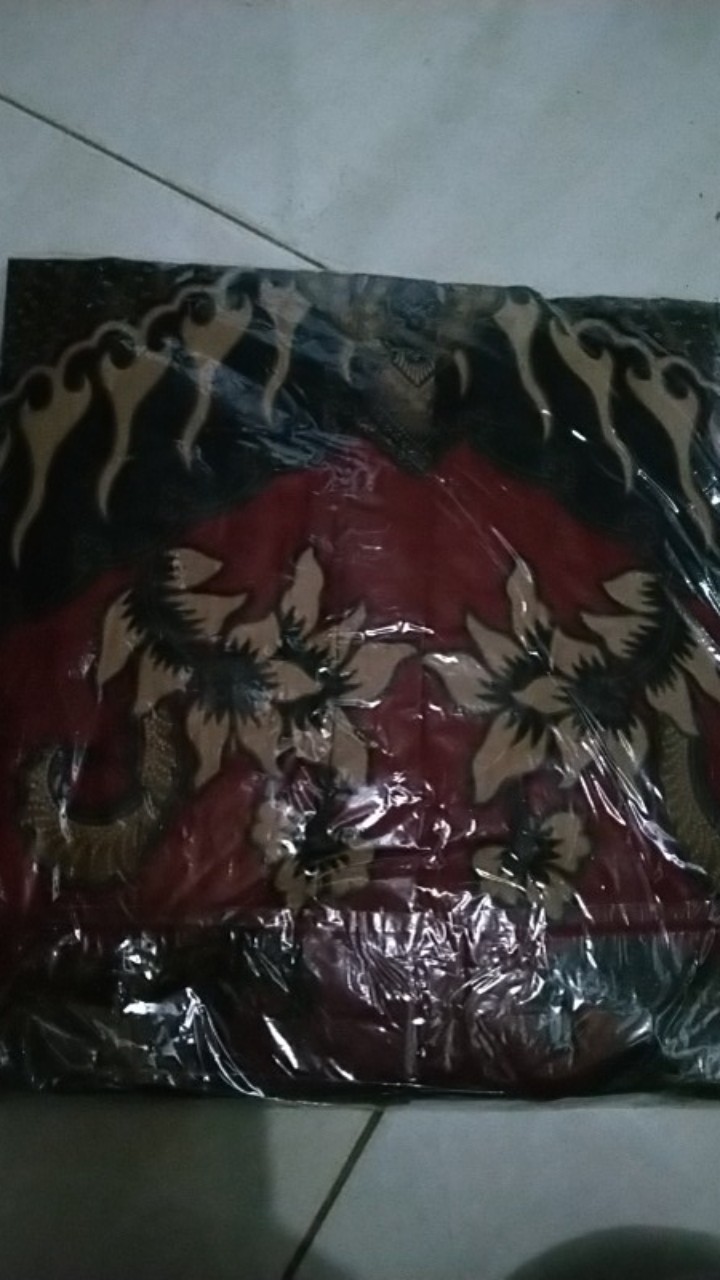 Baju Batik Pria Slimfit Big Size M L Xl Xxl Atasan Kemeja Batik Lengan Panjang Original