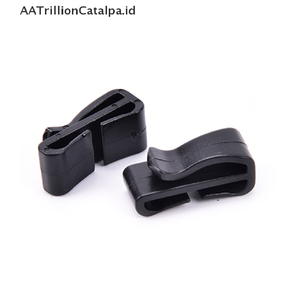 Aatrillioncatalpa 5pcs Klip Gesper Plastik Taktis Untuk Strap Webbing Tas Backpack outdoor