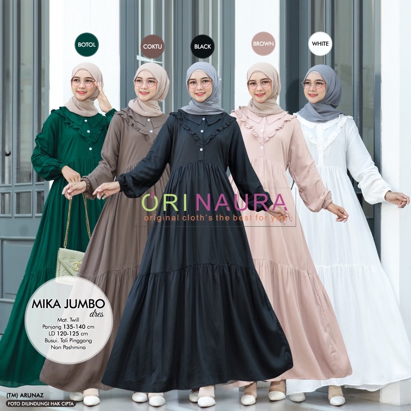 DRESS POLOS JUMBO - MIKA DRESS ORI NAURA