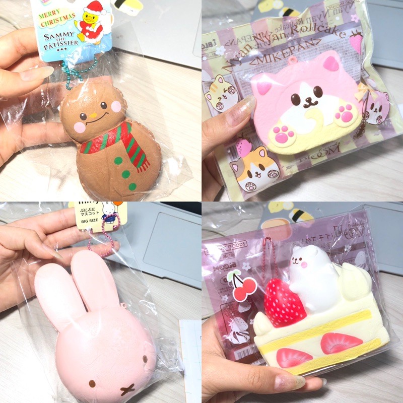 squishy sale ibloom marmo, mike pan, sammy, miffy