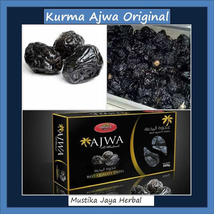 

Kurma Ajwa Prince/Kurma Nabi Asli 1kg Best Quality