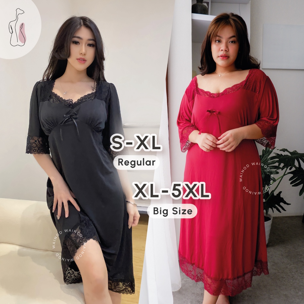 CALANTHE XS-5XL lingerie dress bisa bigsize - WAINODSHOP