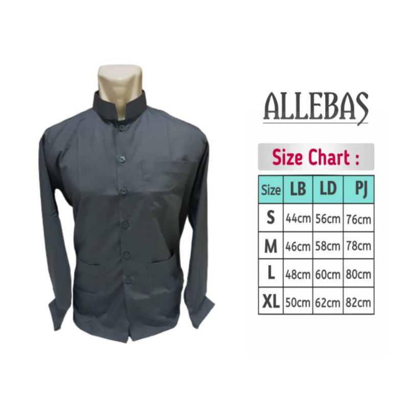 BISA COD - BAJU KOKO - BAJU TAQWA ALLEBAS HASYIMI - TERBARU