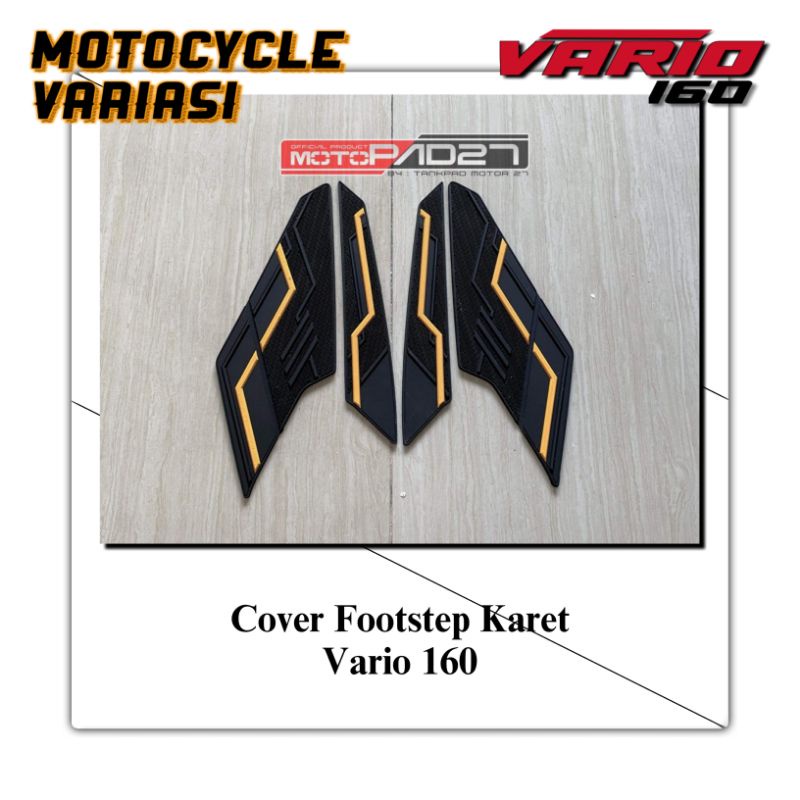 Stiker Vario 160 Rubber Footstep Vario 160 Cover Footstep Karet Vario 160