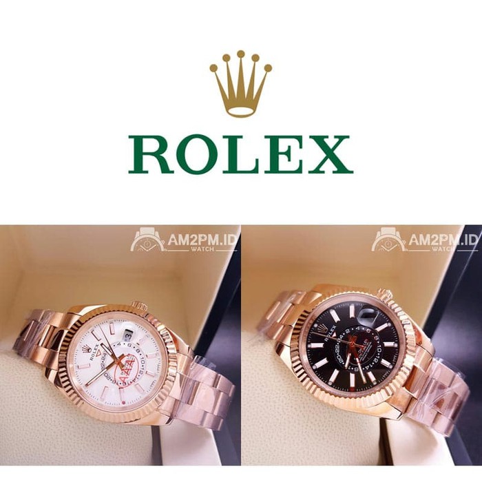 Suplier Jam Tangan Rolex Sky Dweller Automatic Rose Gold