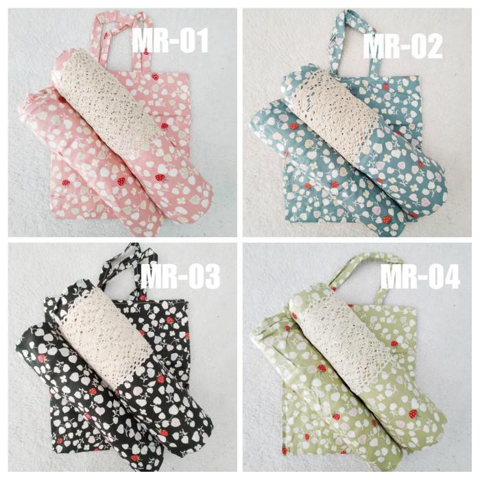 Mukena Dewasa Katun Jepang Original Renda