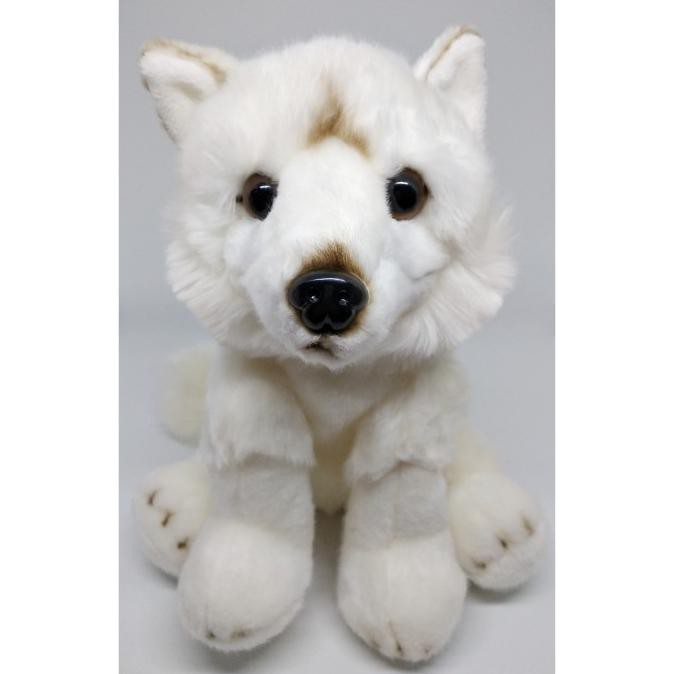 NEW Boneka Anjing Serigala dan Landak Lucu - Serigala Putih BERKUALITAS