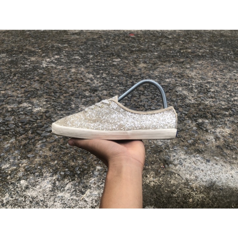 keds kate spade champion glitter