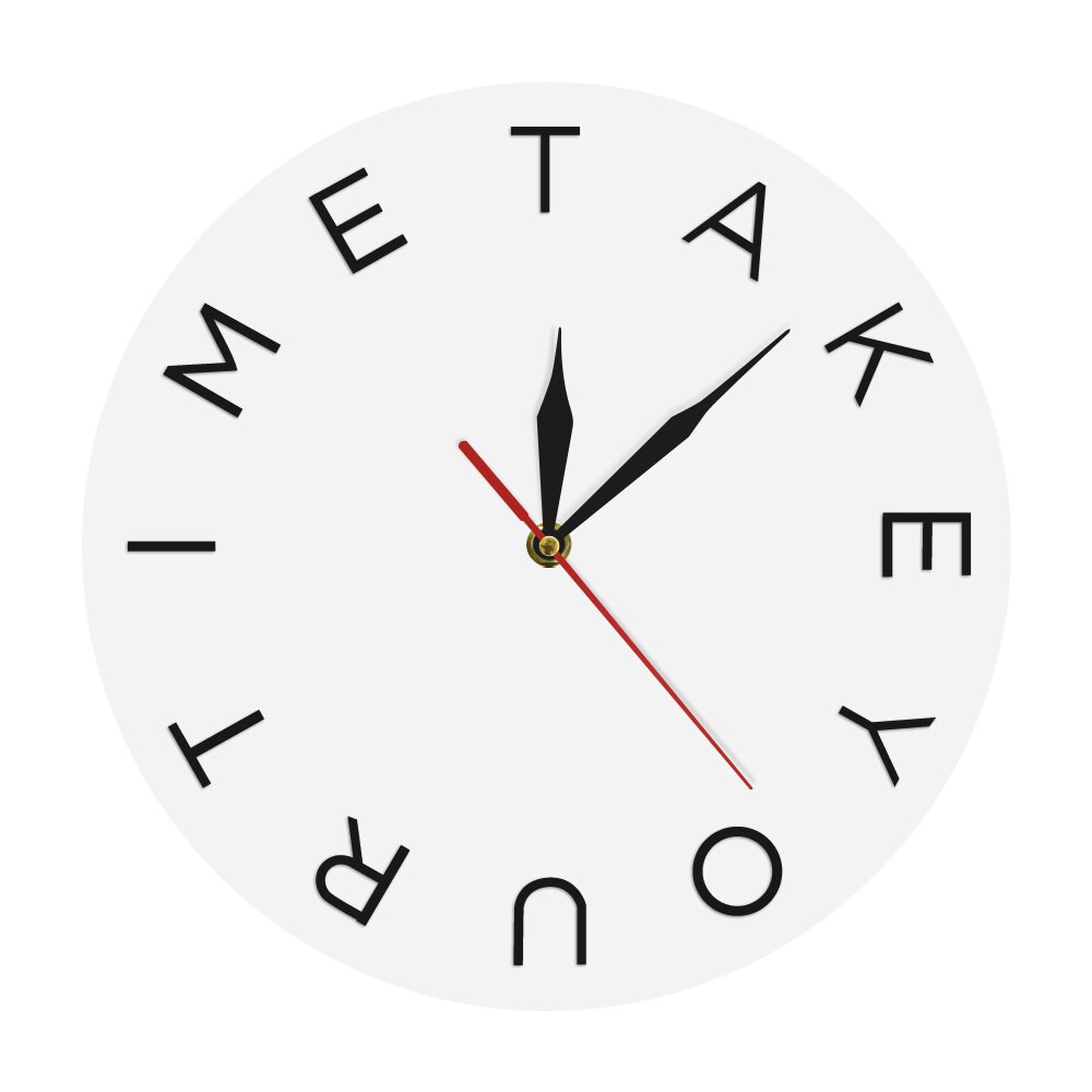 Take Your Time Modern Motto Swiss Scandinavian Minimal Art Wall Clock 12 Letters 12 Shopee Indonesia Take Your Time Modern Motto Swiss Scandinavian Minimal Art Wall Clock 12 Letters 12 Shopee Indonesia