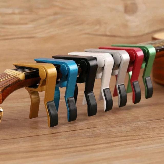 Capo Gitar Murah Bahan Aluminium Alloy Akustik Elektrik Nylon