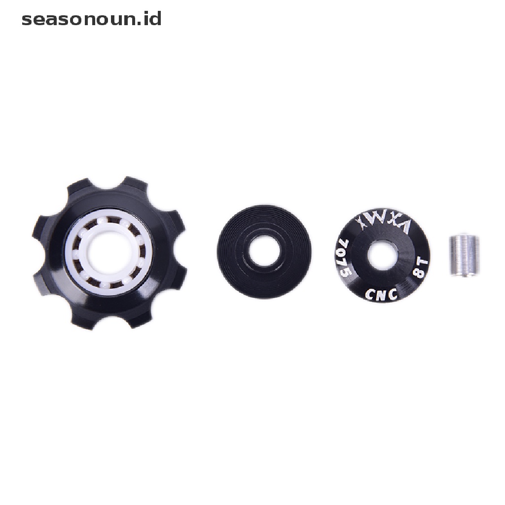 (seasonoun) Pulley Derailleur Belakang Sepeda 8T Bahan Keramik Alloy