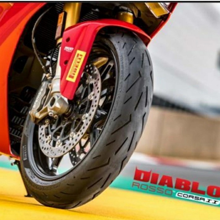 PIRELLI SALE BAN SEPASANG ROSSO CORSA 2 120/70/17 & 200/55/17 NEW 2020