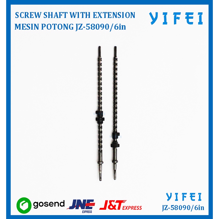 SCREW SHAFT WITH EXTENSION M-106(6&quot;) MESIN POTONG KM YIFEI-58090/6in