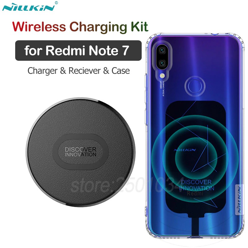 wireless charger Nillkin for Xiaomi Redmi Note 7 Qi Wireless Charging Kit Wireless Charger+Type C