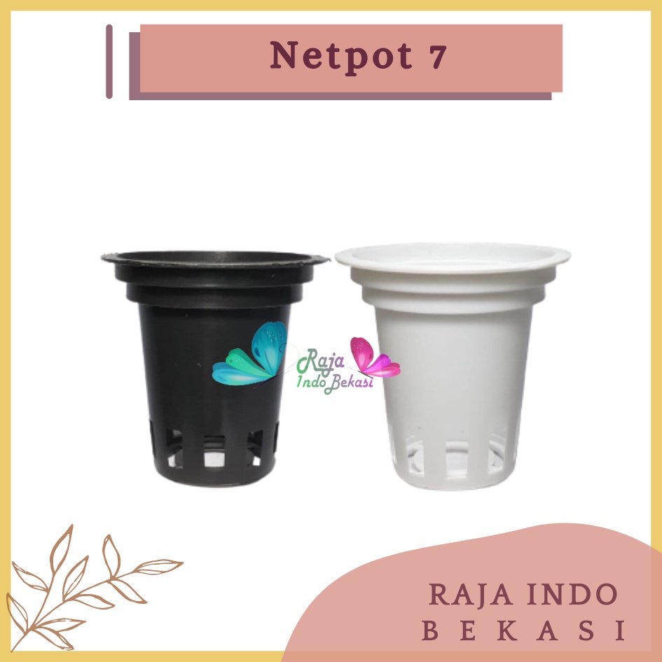 Netpot 6 cm Putih Multi Diameter 6,5cm Putih / Netpot Hidroponik / Netpot Gelas Netpot Besar 6,5cm