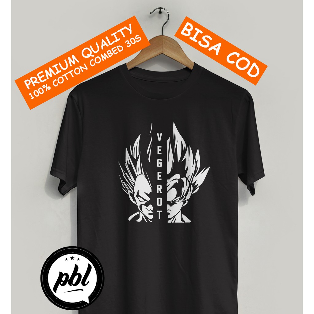 Kaos ANIME DRAGON BALL pria murah baju distro pria kaos pria VEGEROT