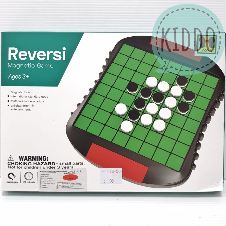Othello - permainan reversi - papan magnet - WS