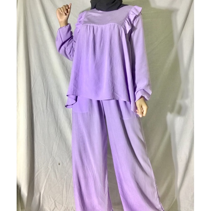 BLOUSE & TUNIK RAYON CRINKLE PREMIUM