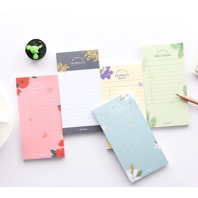 

FLOWER PATTERN MEMO PAD SEKOLAH KREATIF LUCU HADIAH CUTE NATURE KERTAS