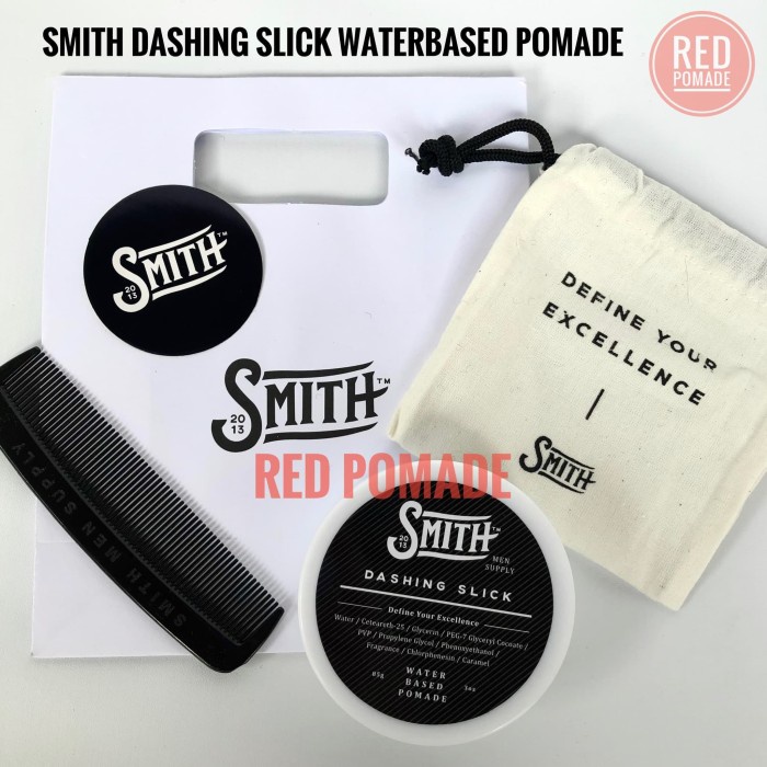 COD SMITH POMADE DASHING SLICK WATER BASED WATERBASED STRONG HOLD BPOM 85G