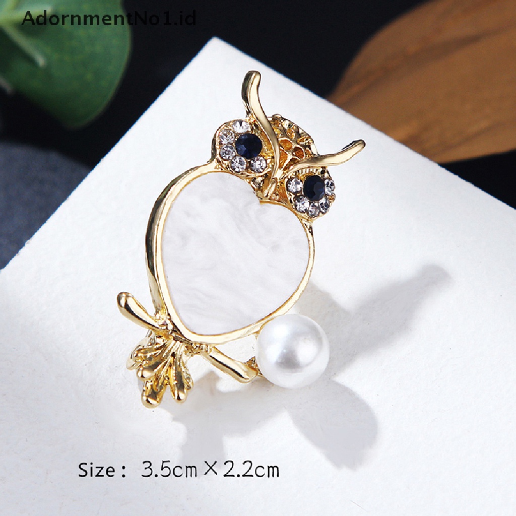 (AdornmentNo1) 1pc Bros / Pin Butterfly Aksen Mutiara Imitasi Untuk Hadiah / Aksesoris Wanita (ID)