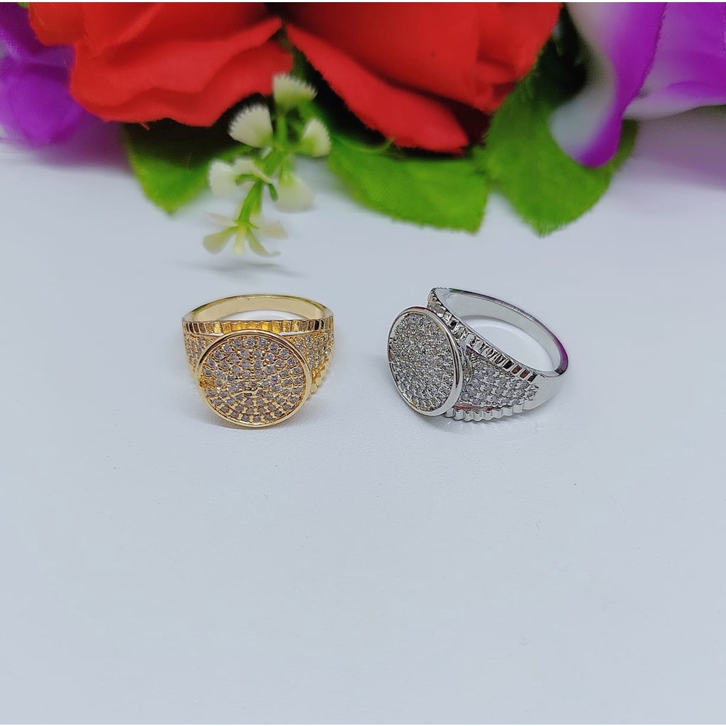 Cincin xuping permata lapis emas 101A-102A