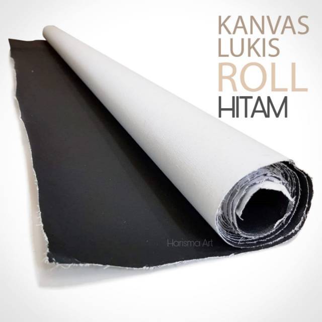 PROMO DISKON Kanvas  Lukis  Hitam Roll 1 5x3 M BLACK 