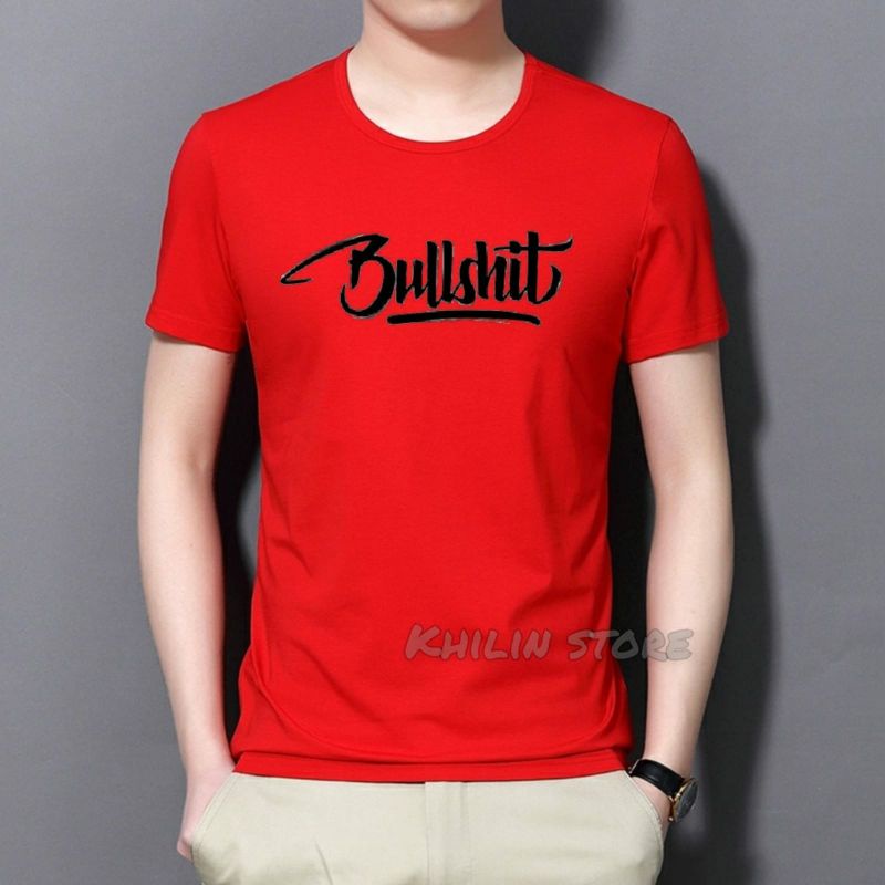 Kaos Bullsht Pria baju kaos distro pria lengan pendek atasan cowok premium fashion lelaki cod