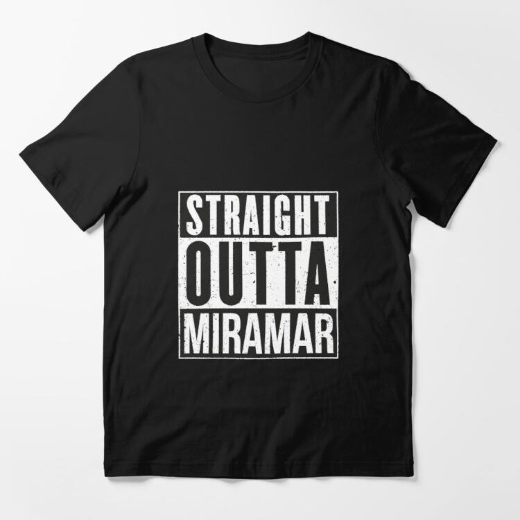 Kaos Custom PUBG - Straight Outta Miramar