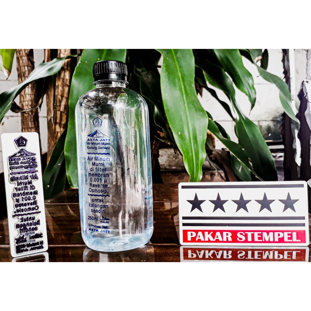 

Jual Stempel Sablon Botol Minum Stempel Botol Plastik Stempel Kemasan