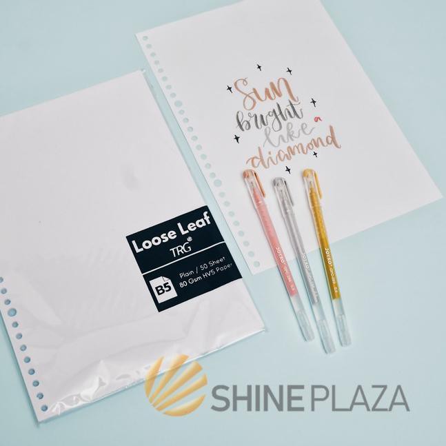 

Buruan Beli WMTEW Isi Loose Leaf B5 TRG - Refill Binder B5 HVS Paper Dotted Grid Plain Ruled TRG 55