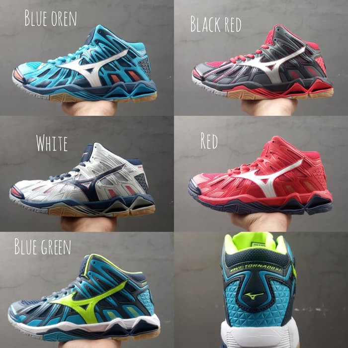 Sepatu Voli Mizuno Wave Tornado X2 Original BNIB - Hitam 40