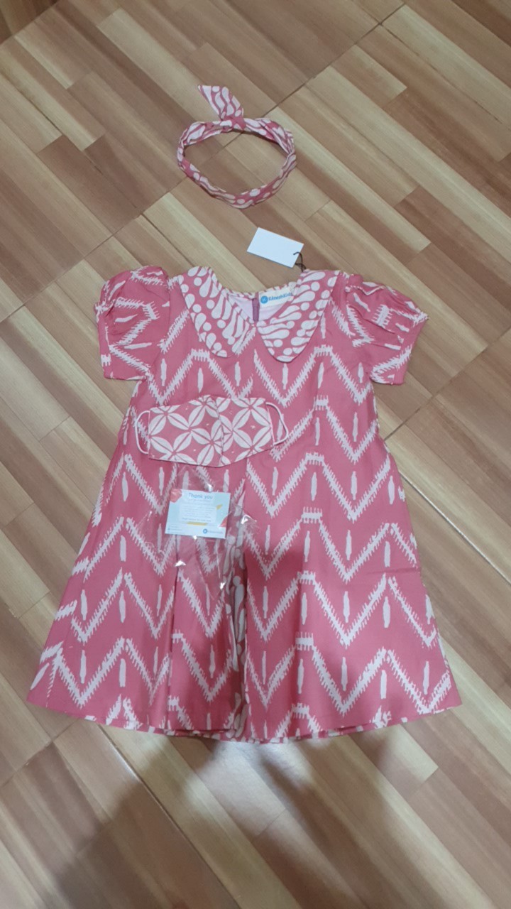 Dres Anak Perempuan | Dress Batik Anak Perempuan 6 Bulan - 12 Tahun | Seri Darma Keneshkids