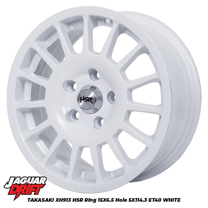Velg Mobil Ertiga Hsr Takasaki R15 X6,5 H5X114,3 ET40 Warna Putih - Velg Mobil Ring 15 ertiga innova