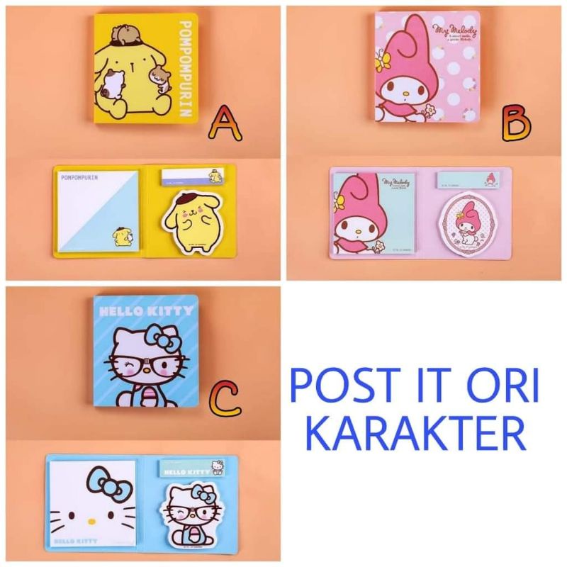 

MEMO STIK ORI KARAKTER SANRIO