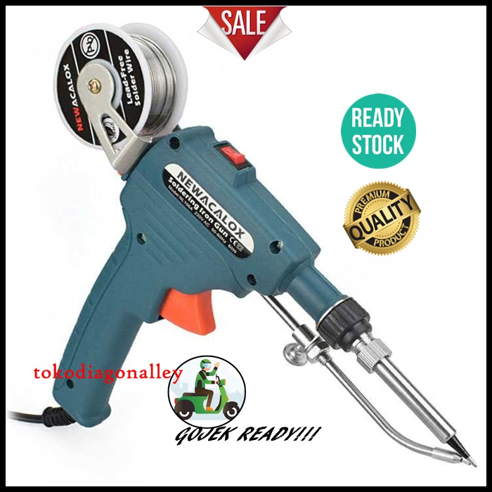 Solder Tembak Otomatis Tin Gun Iron Automatic 60W 220 volt Harga Murah Praktis