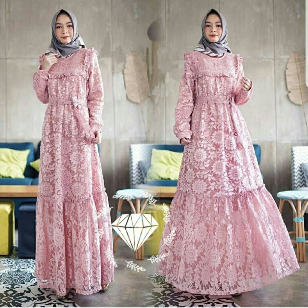 Dress Materi - Dress Pesta Wanita Terbaru - Baju Gamis Perempuan