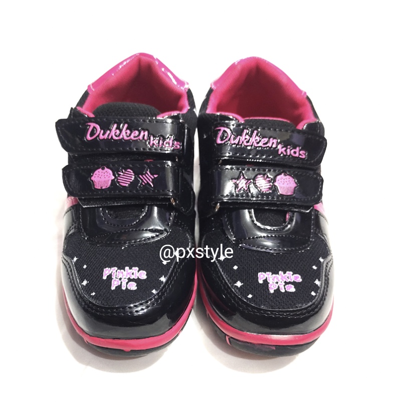 Sepatu Anak Little Pony Perempuan Duken/Sepatu Sekolah Hitam Anak Cewe Little Pony/Sepatu Little Pony