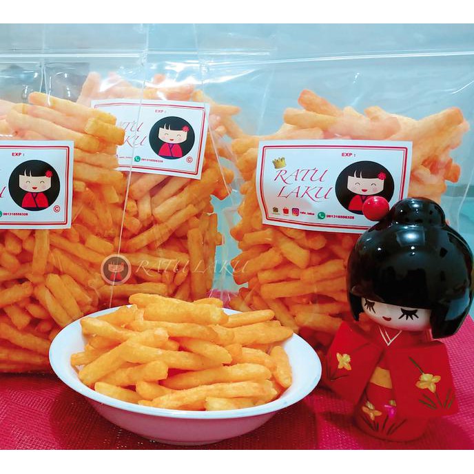 

Corn Stick Balado (Stik Balado Gurih Dan Pedas)/ Snack Kiloan Murah - 100 Gr Asli!