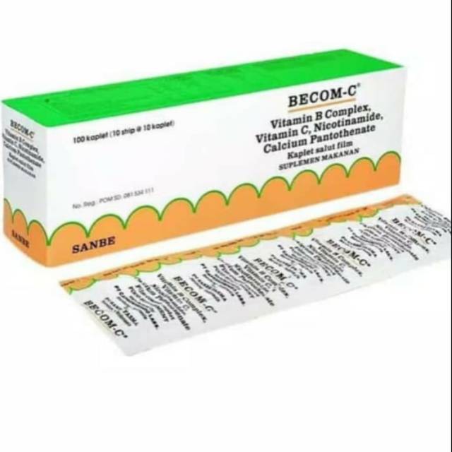 BECOM C STRIP VITAMIN C+ B COMPLEX